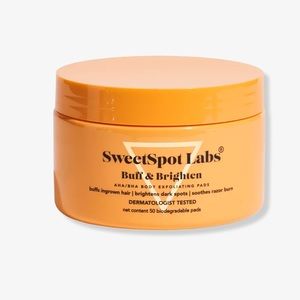 Sweetspot Labs Buff & Brighten AHA/BHA Body Exfoliating Pads